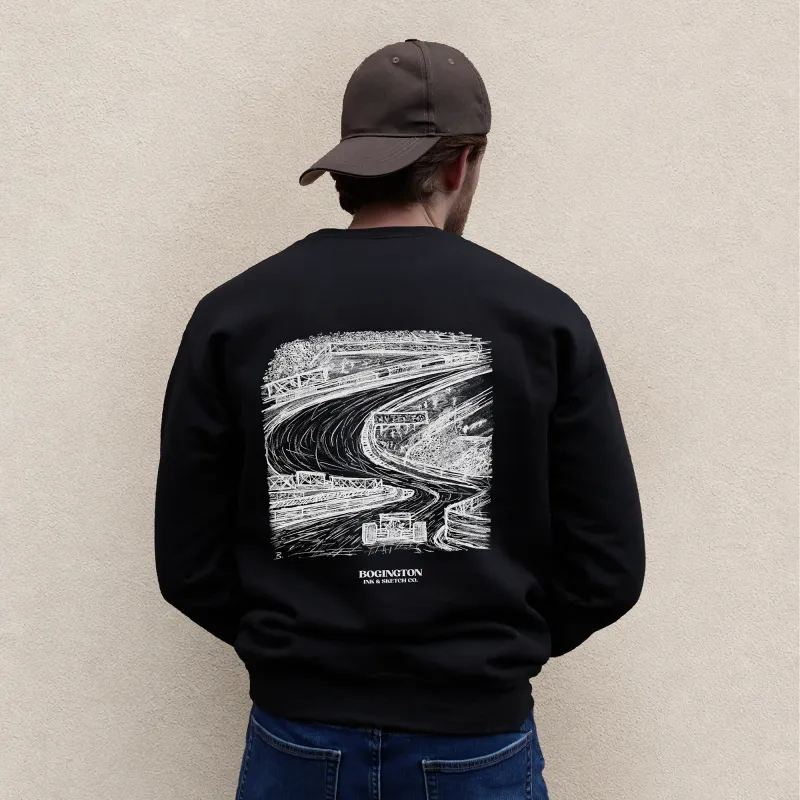 Circuit Flow Black Sweatshirt