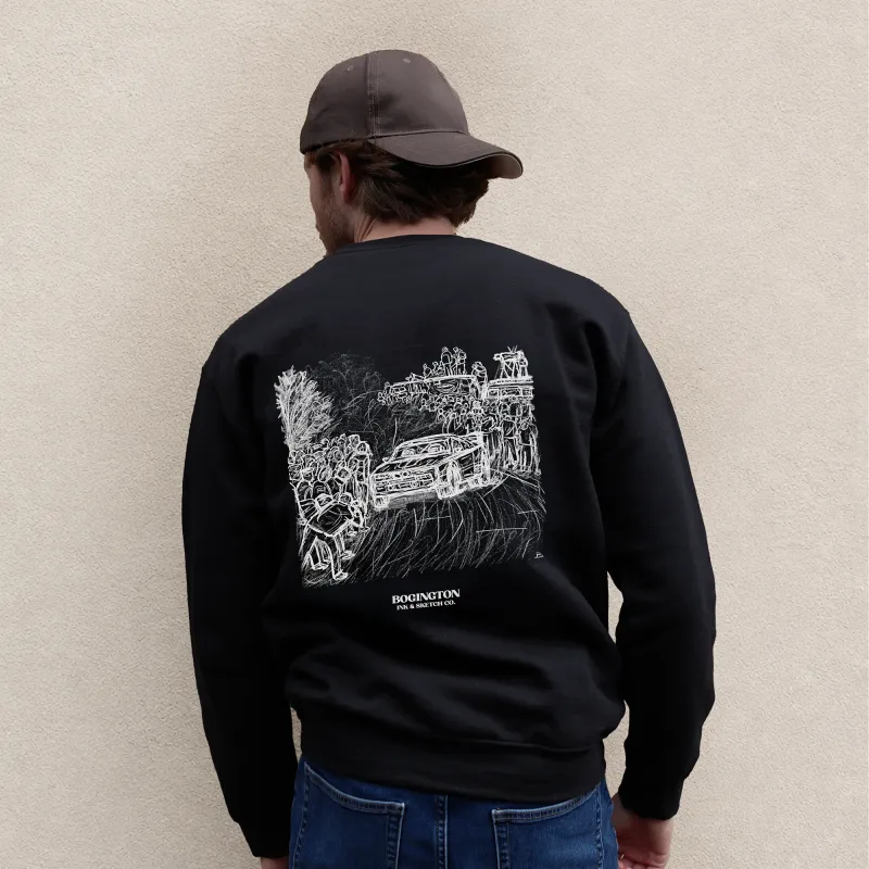 Dust Line Black Sweatshirt