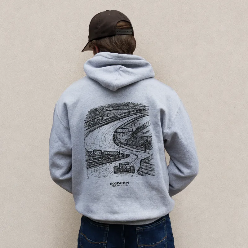 Circuit Flow Grey Hoodie