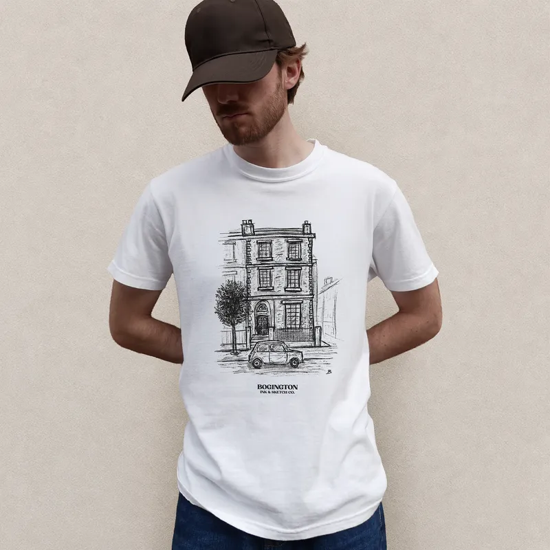 Kensington Scene White T-shirt