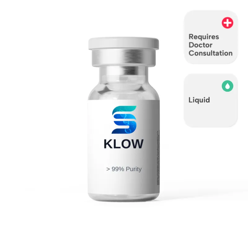KLOW (BPC-157 / GHK-Cu / KPV / TB-500) 15/50/15/15mg (5mL) (Liquid)