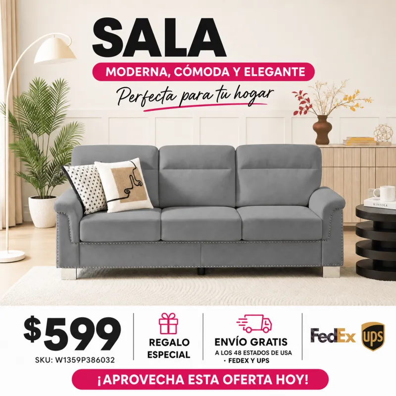 Sofa Gris 48
