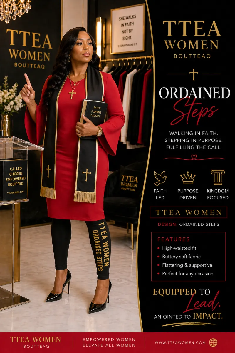 Ordained Steps Leggings | TTEA Women – Every step is already ordered.