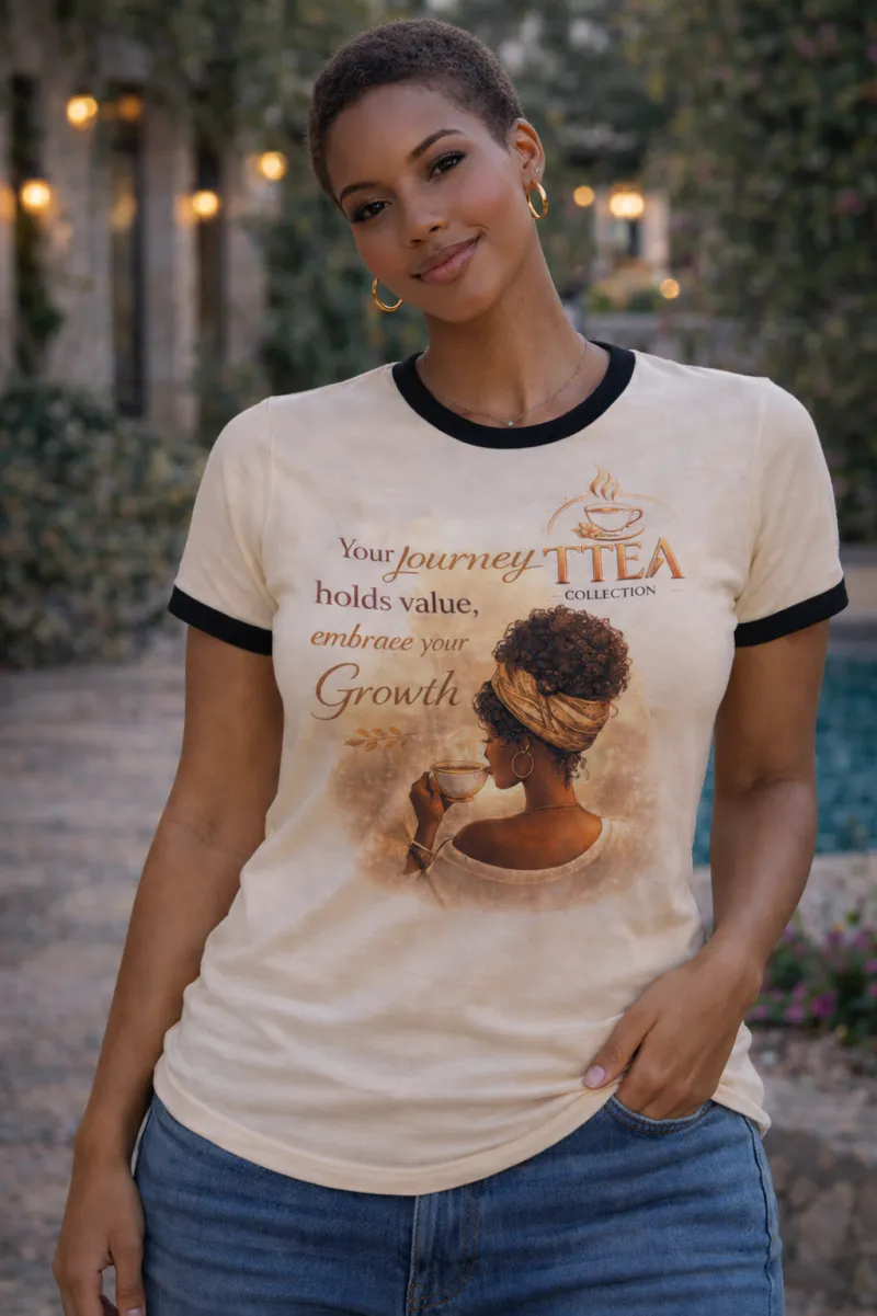 Your Journey Cream with Black Trim-TTEA Shirt Collection