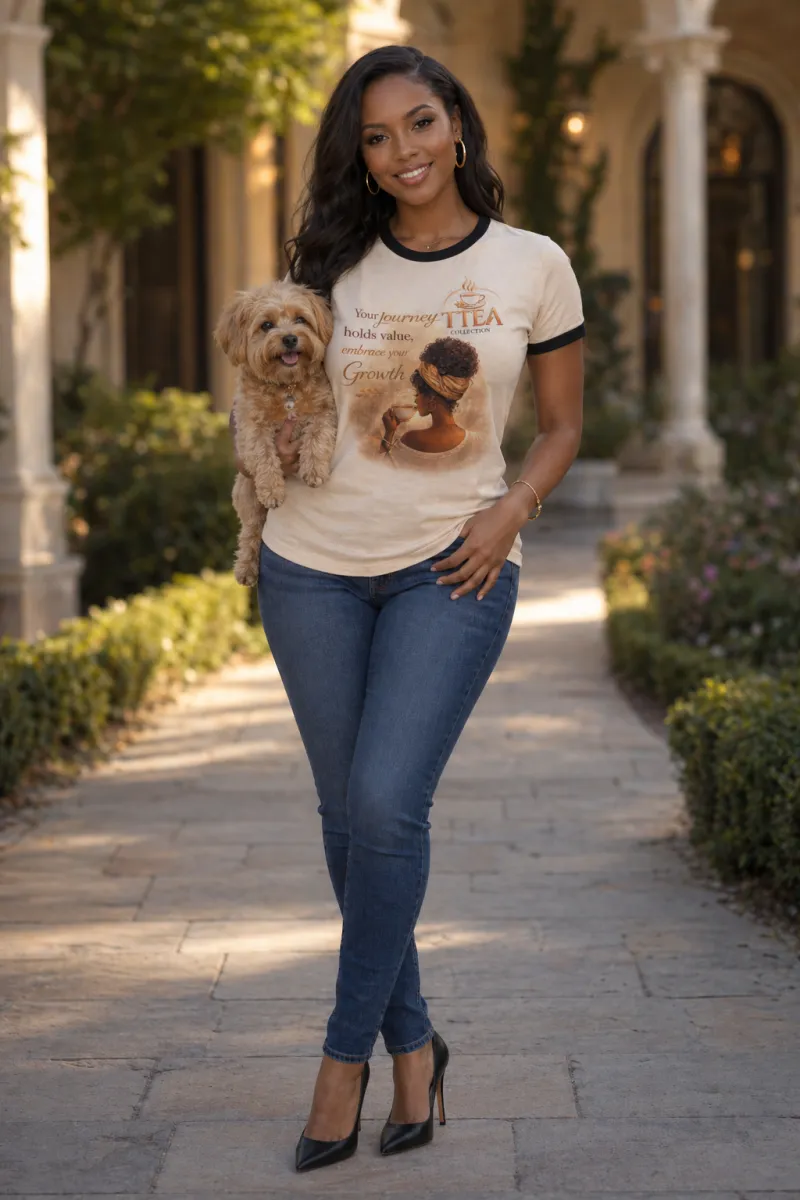 Your Journey Cream with Black Trim-TTEA Shirt Collection