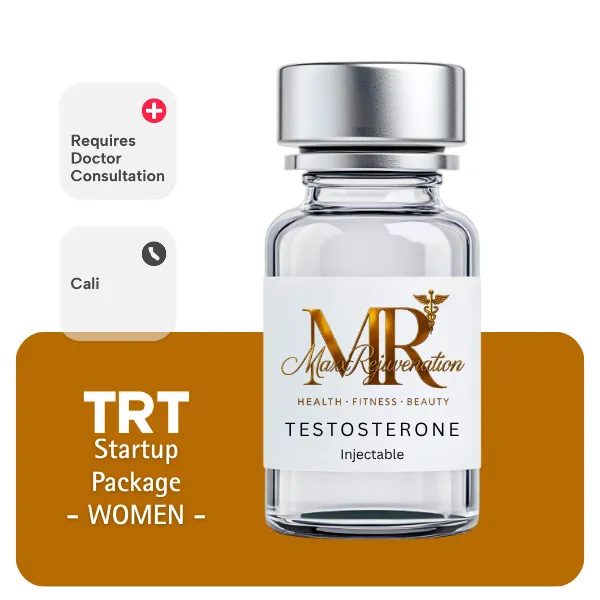 TRT CALI Women's Startup Package (Consult, Labs, Cypionate 200mg/mL 10mL)