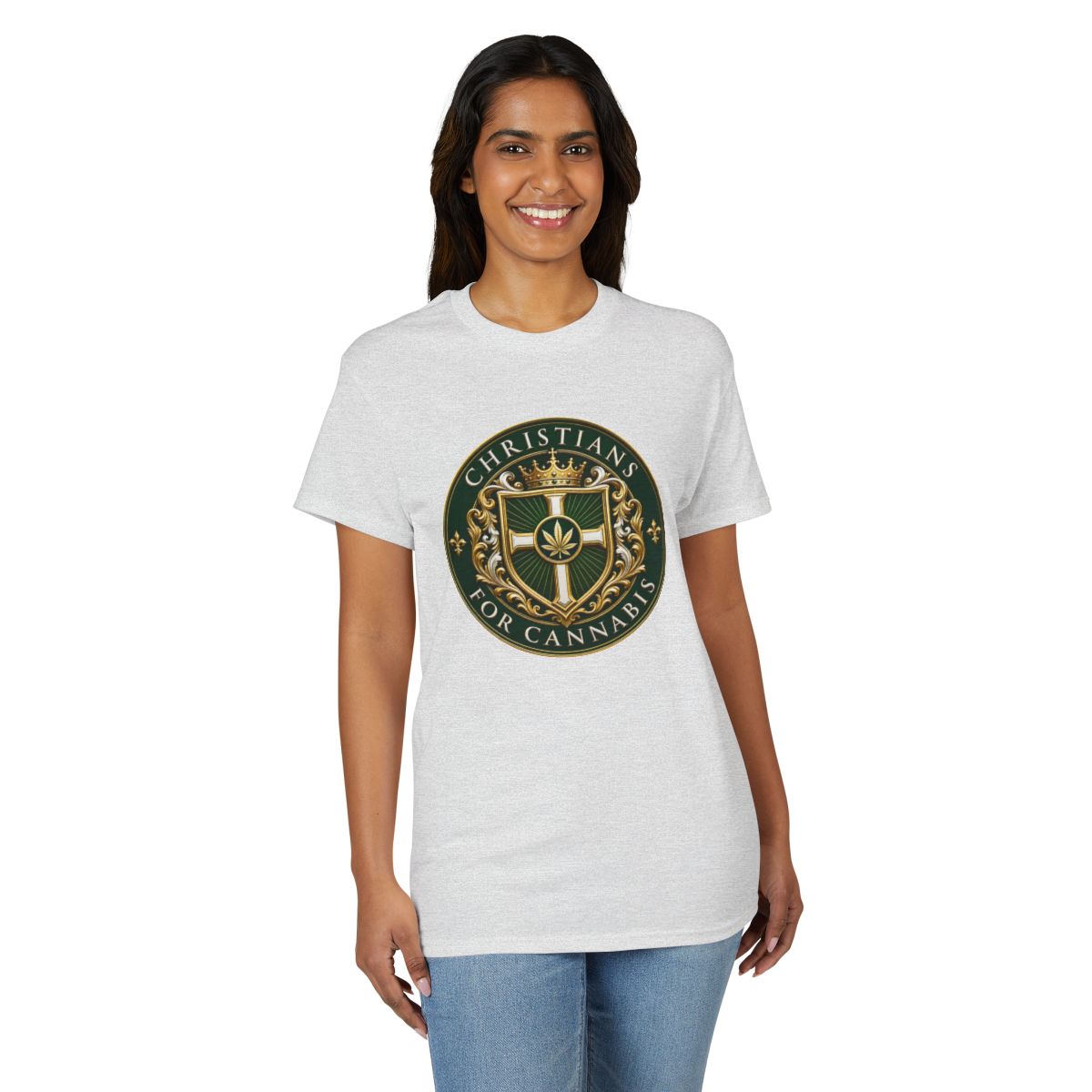 Christians For Cannabis Crest Tee