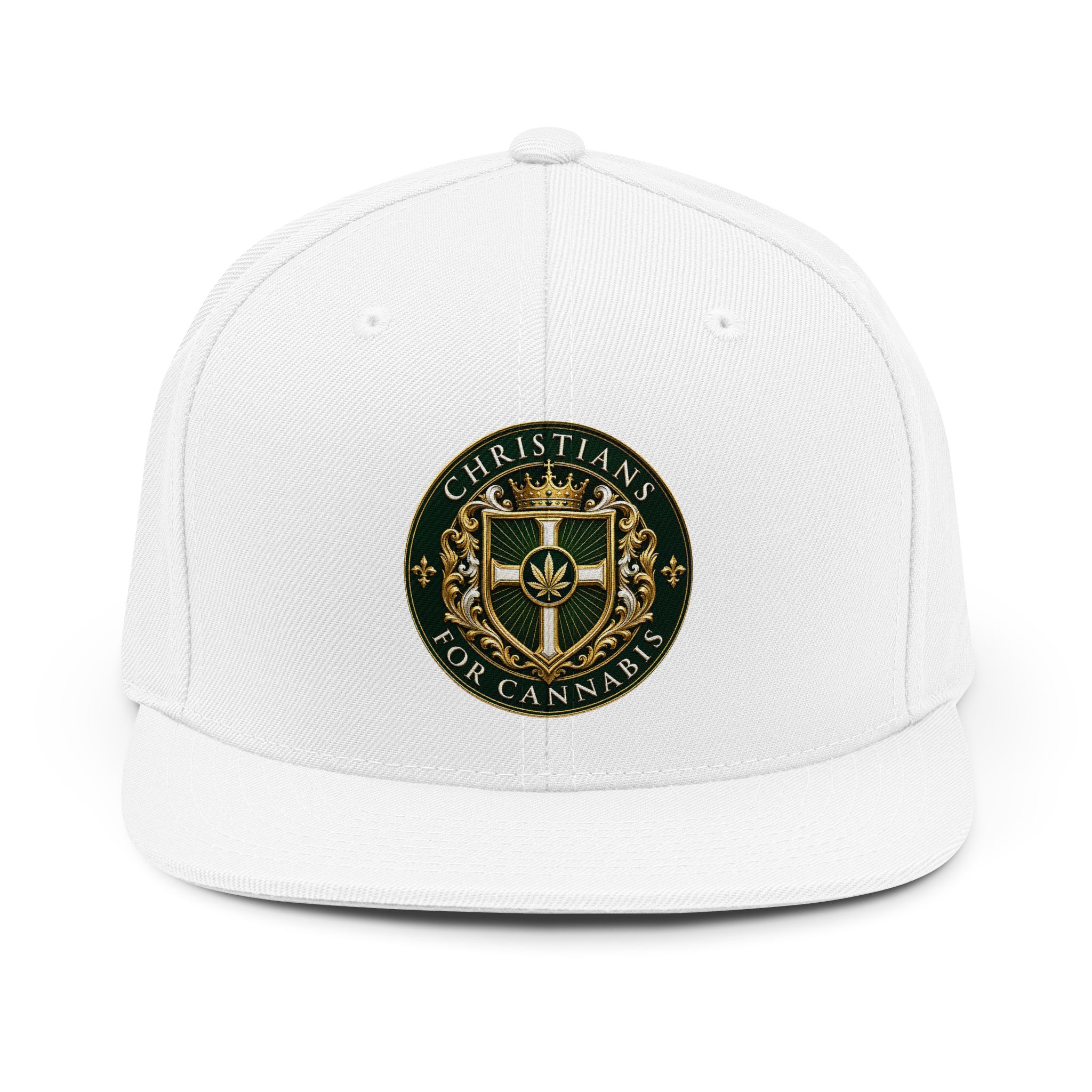 Christians For Cannabis Emblem Snapback
