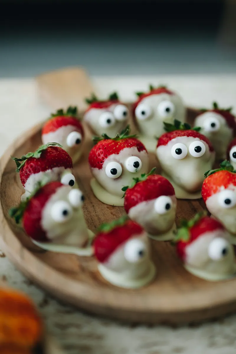 Dipped & Decorated Strawberries
