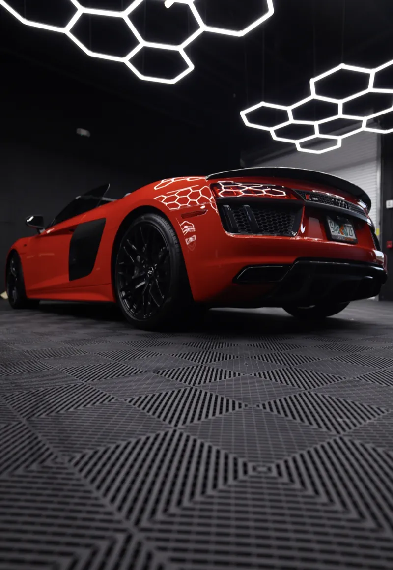 Brandon Shallop&rsquo;s Audi R8 after work at Imperial Auto Lab