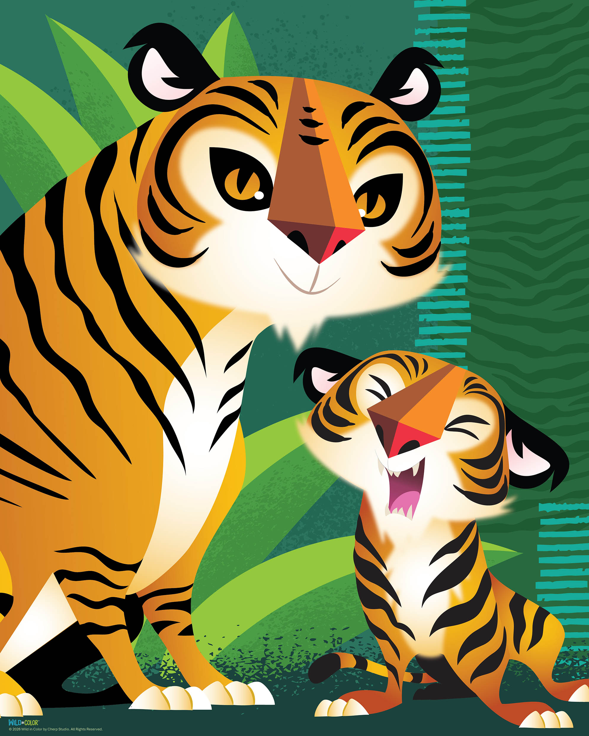 WildinColor – 300 piece puzzle – Tigers