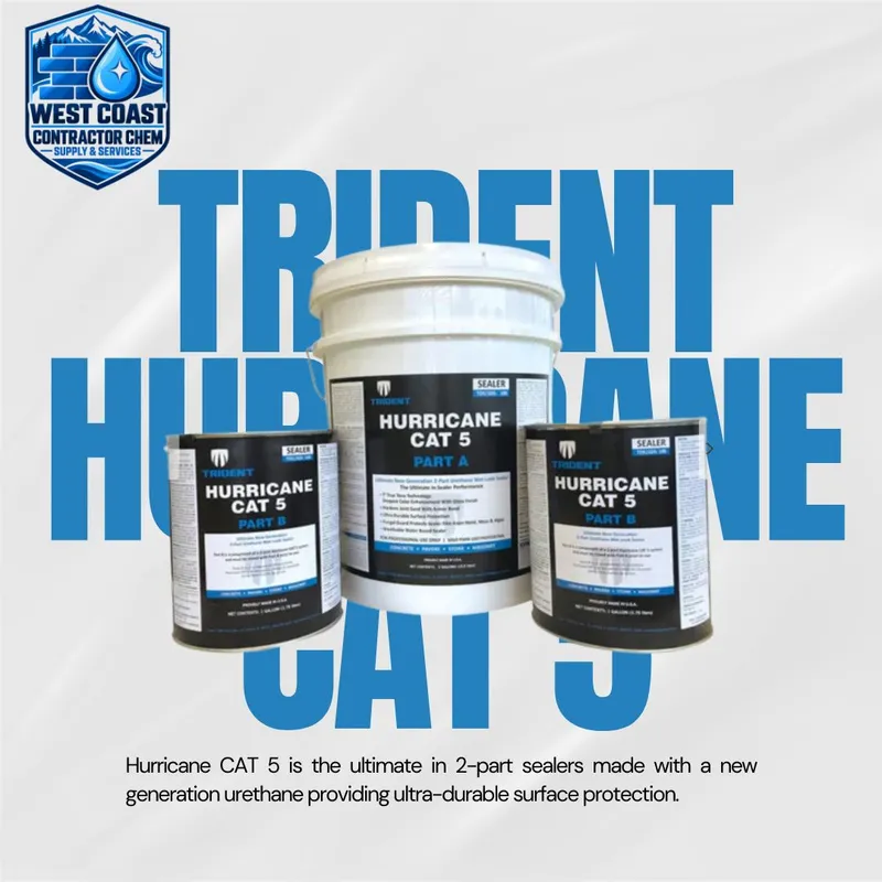 Trident Hurricane CAT 5 | 2-Part Urethane Sealer | 20 Gal Kit