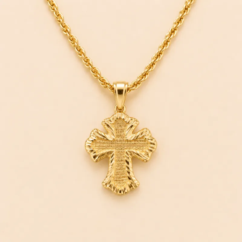 Chunky Cross Necklace