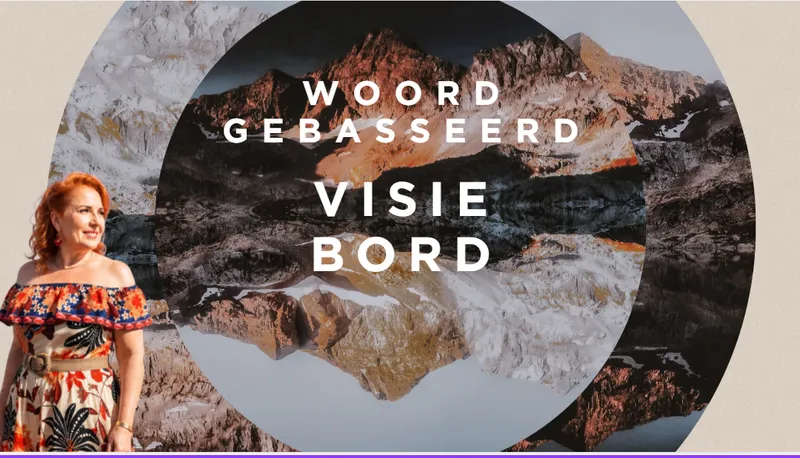 Woord Gebaseerde Visiebord (Afrikaans)