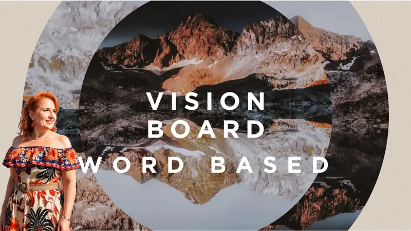 Word Based Vision Board (English)