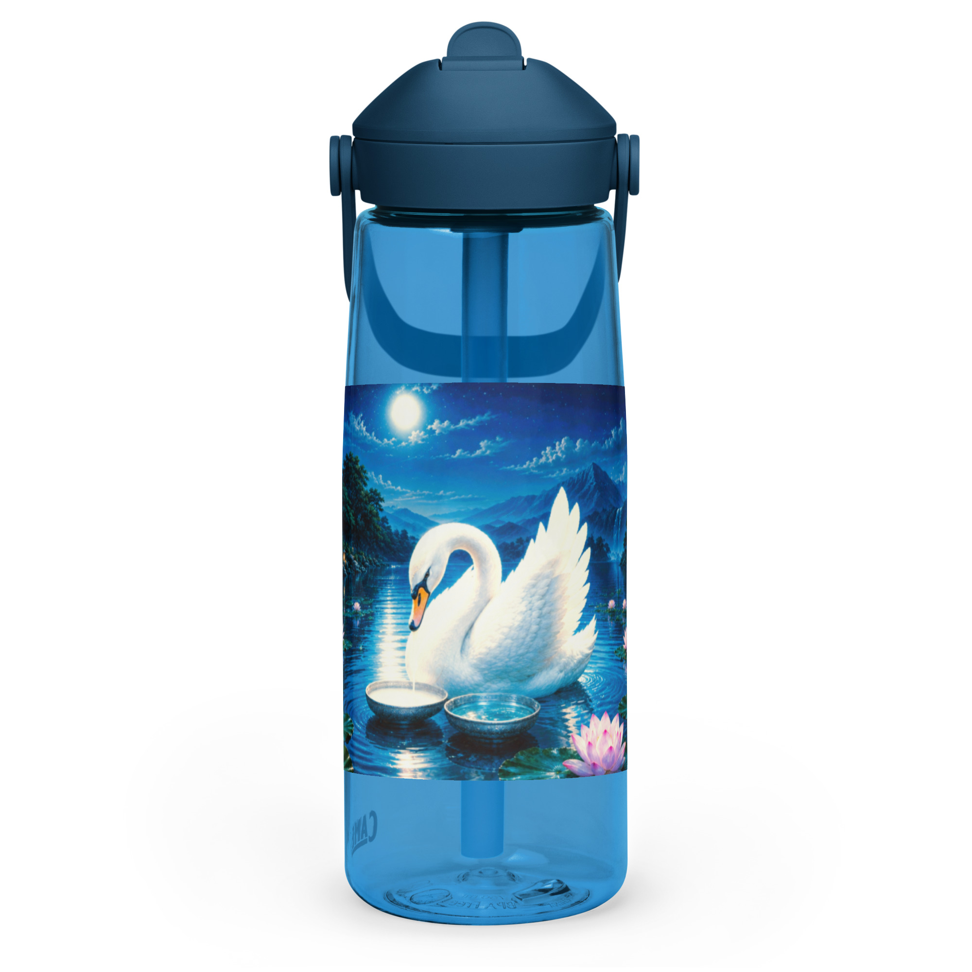 Hamsa Flip Straw Bottle