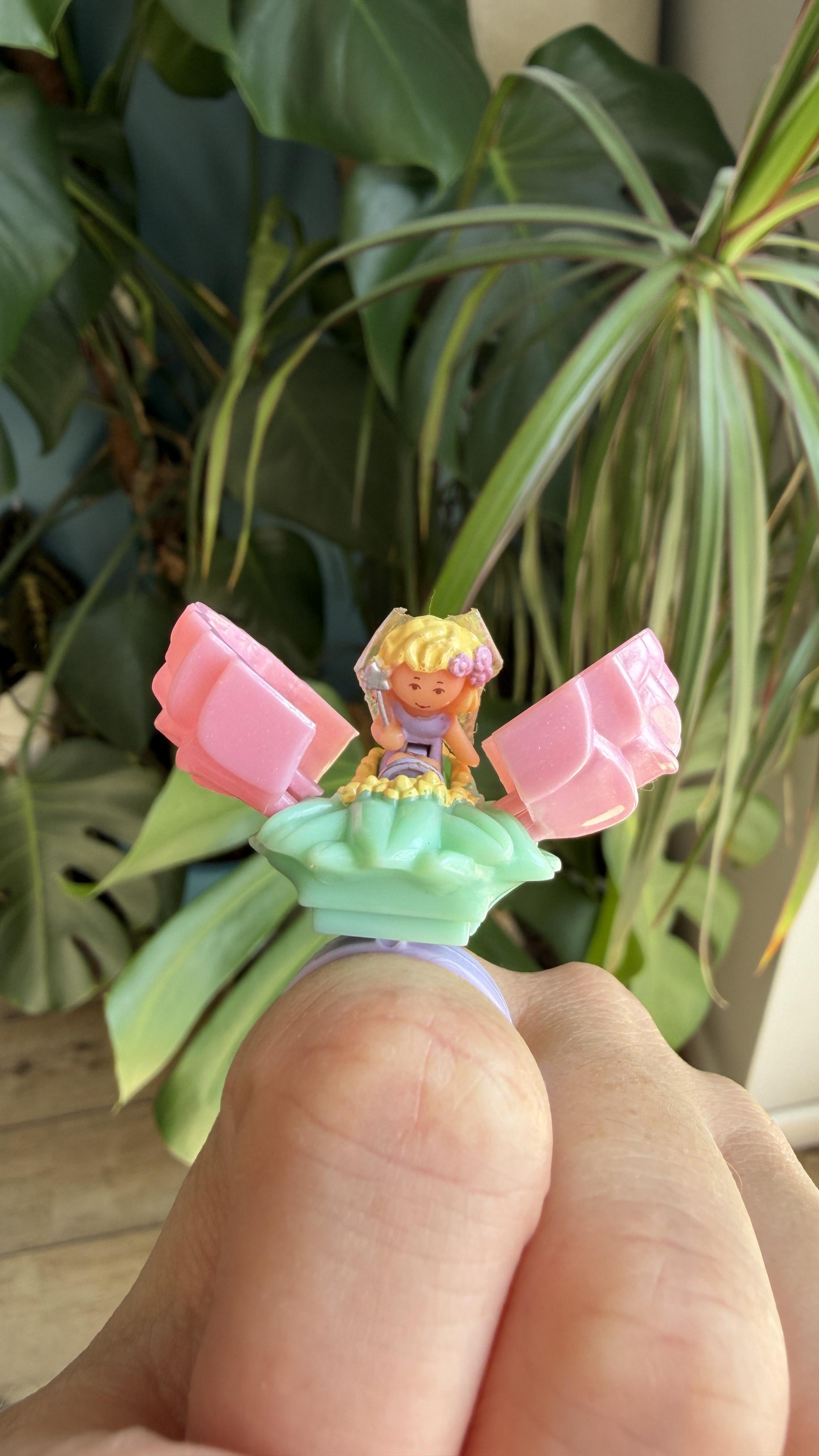 1993 Polly Pocket Secret Rose Fairy Ring – Vintage Bluebird Toys