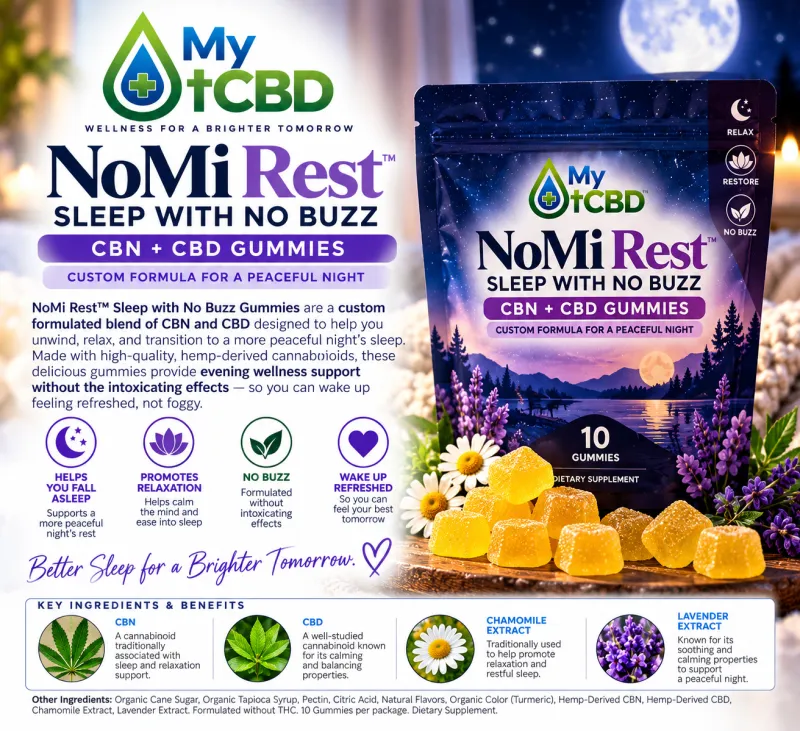 NoMi Rest Gummy - Sleep with NO Buzz