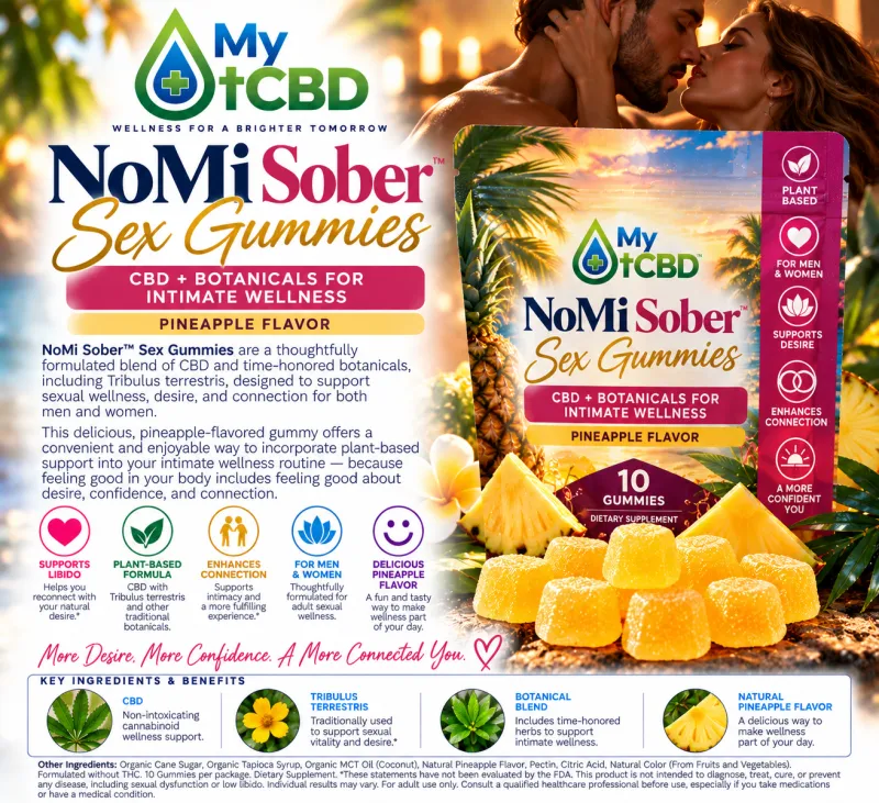 NoMi Lust CBD Sex Gummy - Zero THC