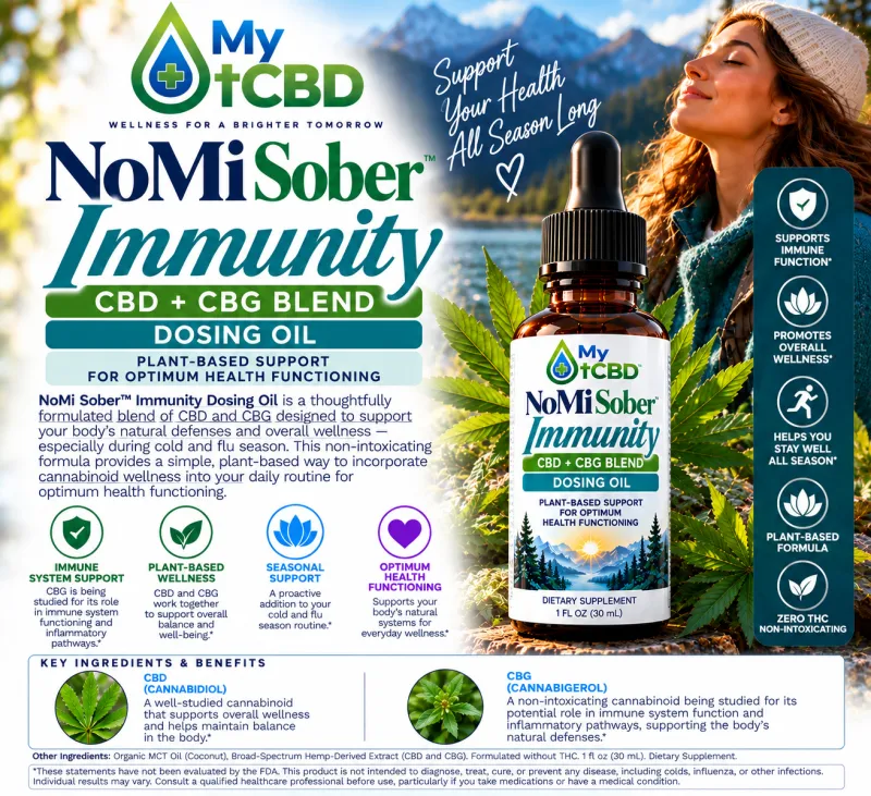 NoMi Sober Immunity Dosing Oil