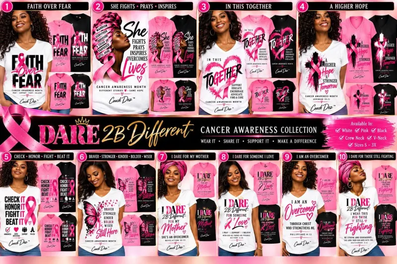 Dare2B Different Cancer Awareness Collection