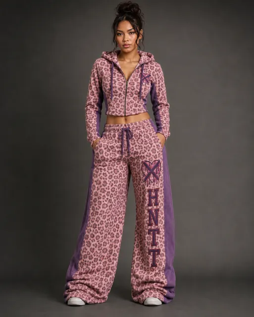 *PRE ORDER* Pink Leopard Print Set