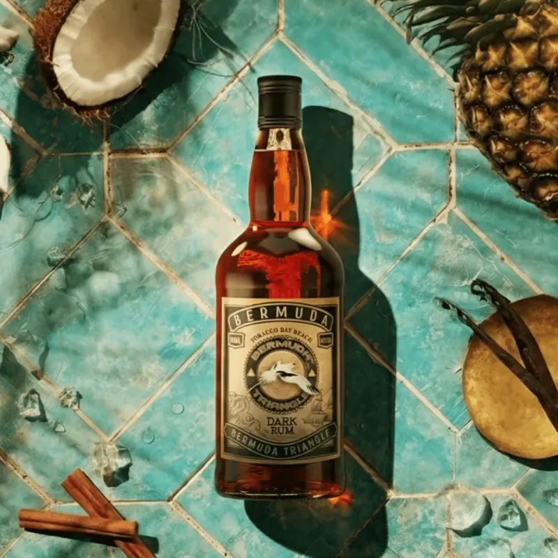 Bermuda Triangle Dark Rum Souvenir Gift