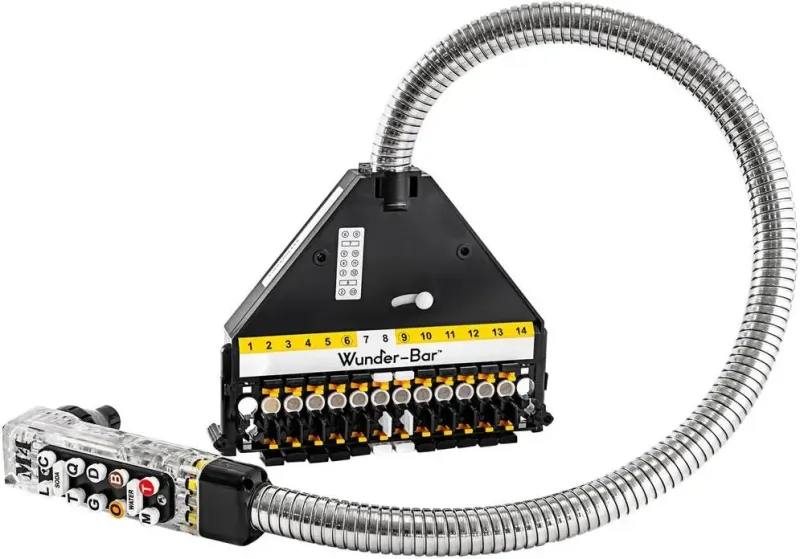 Wunder-Bar M4-12550KSM3 12 Button Soda Gun with 3' Hose - 5 Carbonated, 5 Non-Carbonated