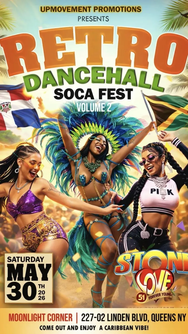 Retro Dancehall Soca Fest May 30 