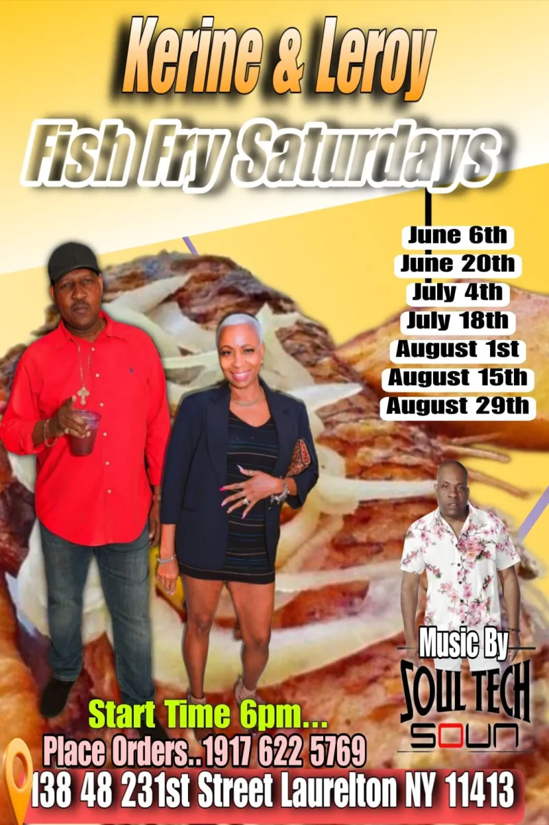 Kerine & Leroy Fish Fry Saturdays