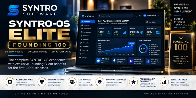 SYNTRO-OS Elite — Founding 100