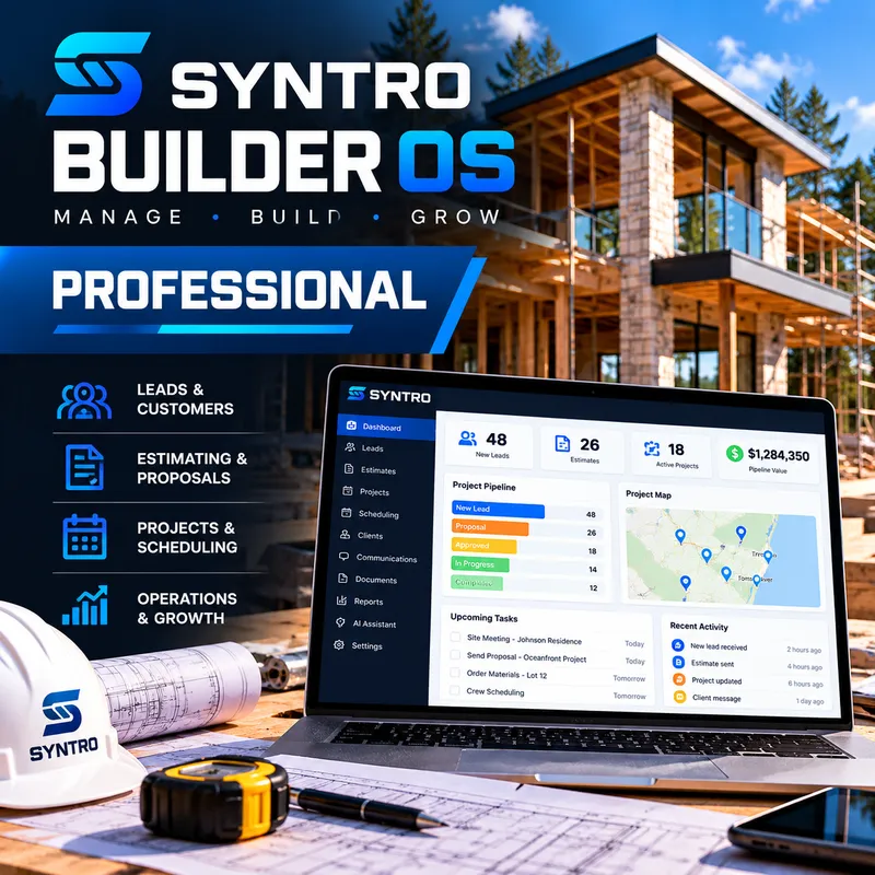 SYNTRO Builder OS — Professional