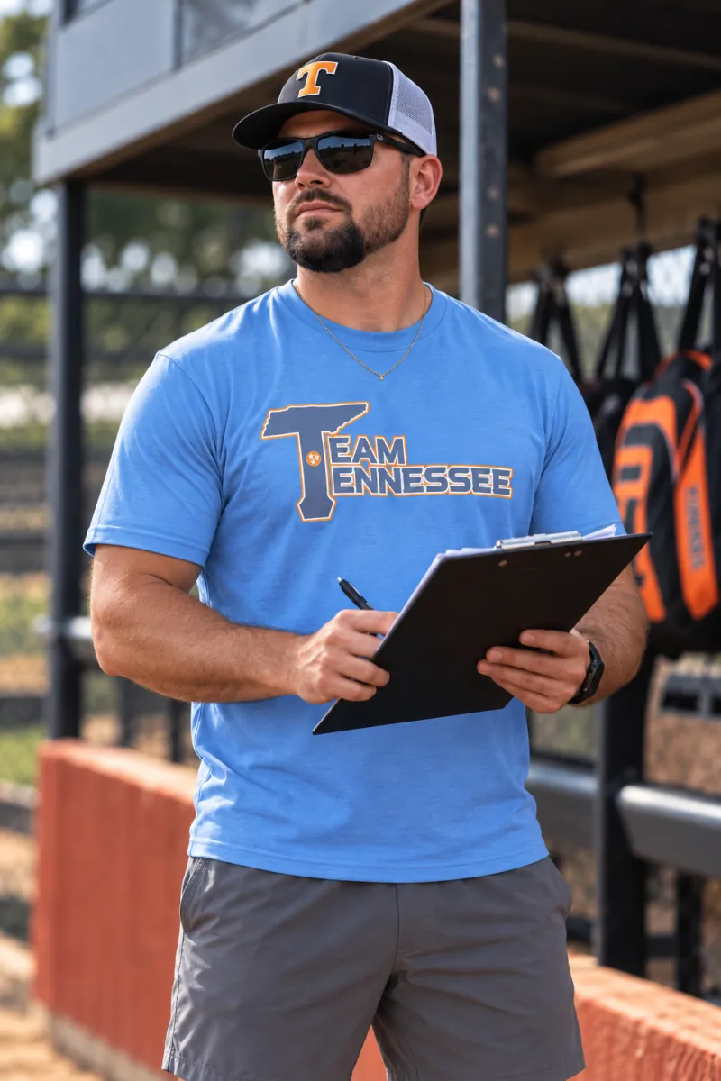 Summit Blue Soft Style Tee