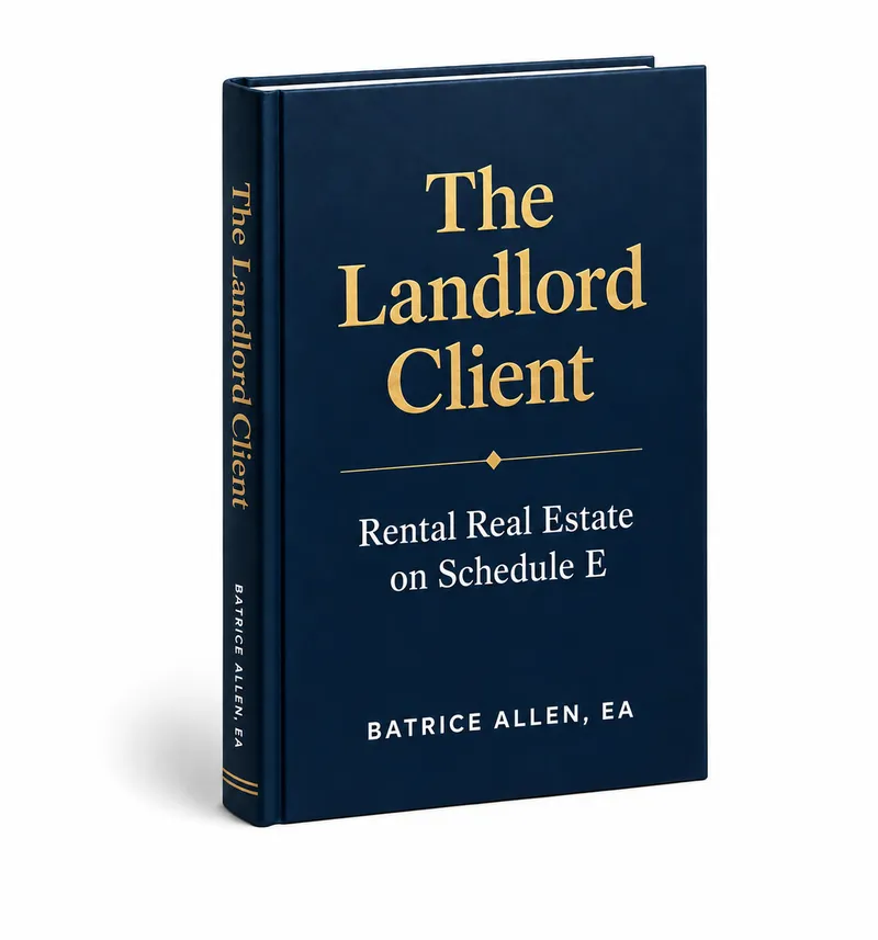 The Landlord Client: Rental Real Estate on Schedule E