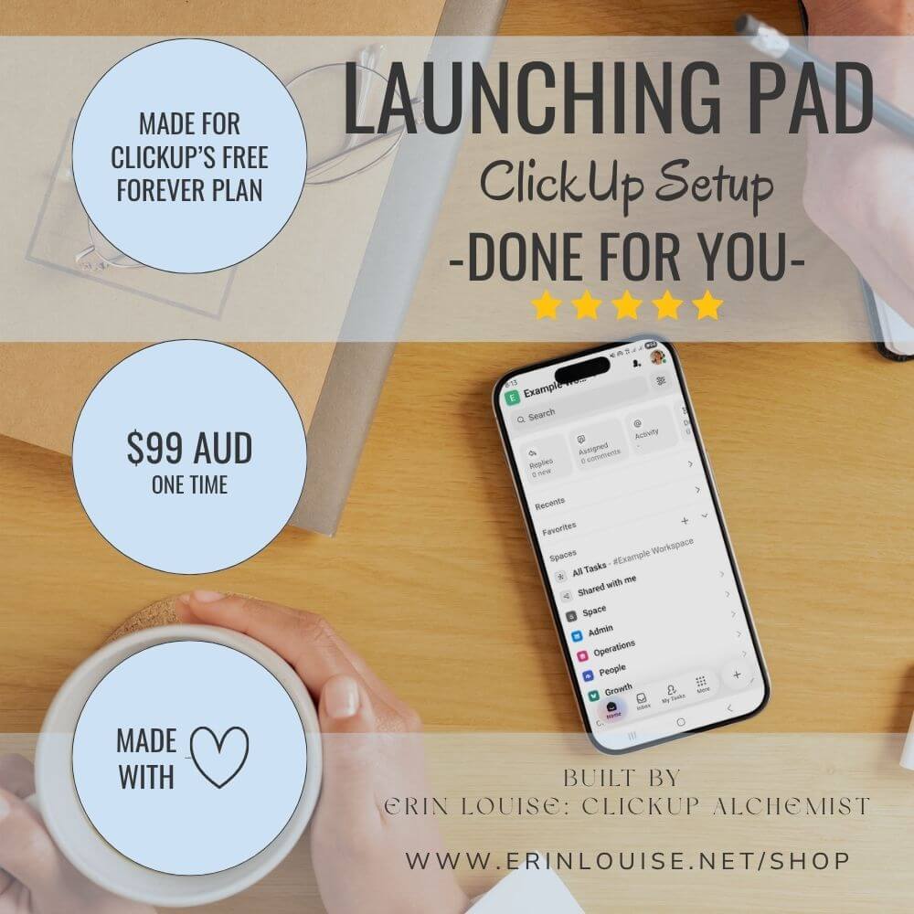 The Launching Pad ClickUp Template Pack