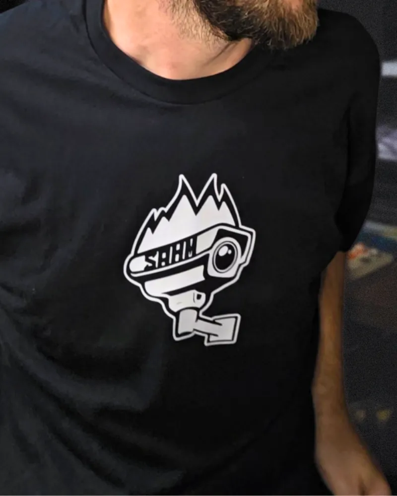 Stay-At-Home Mafia Camera Fire Tee