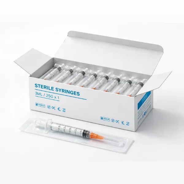 Box of 100 syringes