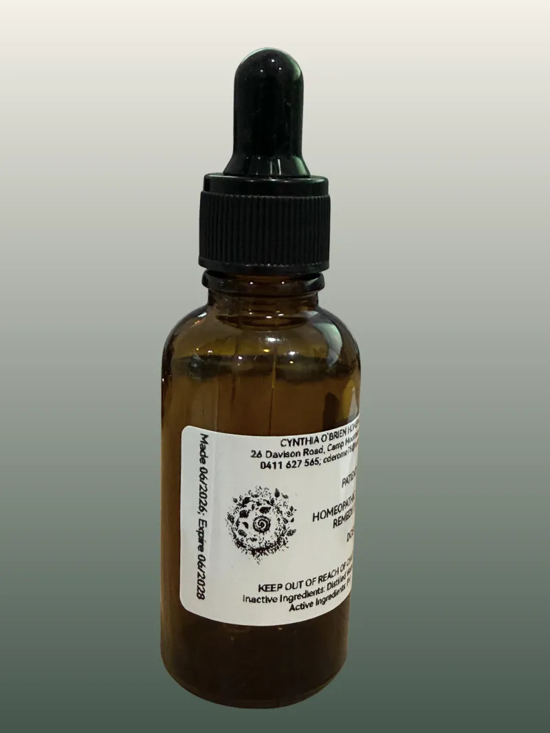 30ml Single Potency Homeopathic Remedy