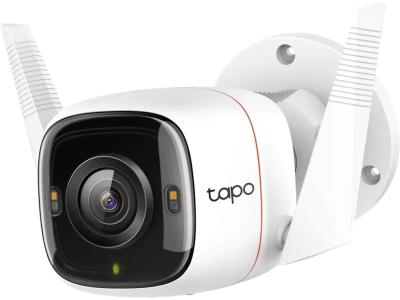 TP-Link Tapo C310 WiFi utendørs overvåkningskamera (hvit) 3MP, 30M Night Vision, Motion Detection, Two-Way Audio