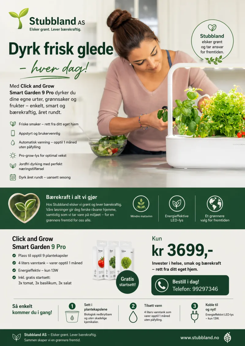 Click and Grow Smart Garden 9 Pro Starter Kit