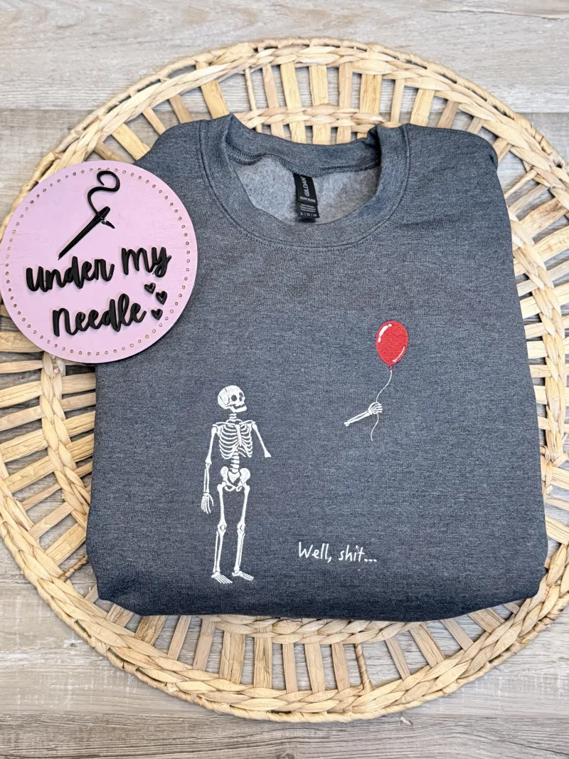 Skeleton with Balloon 