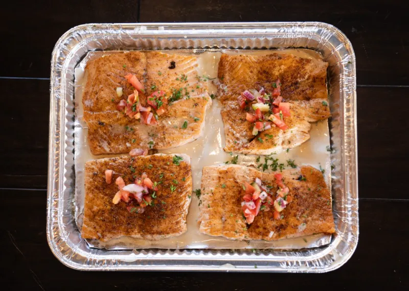 Grilled Salmon Platter