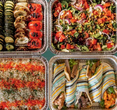 Signature Wrap Meals - Served Family Style