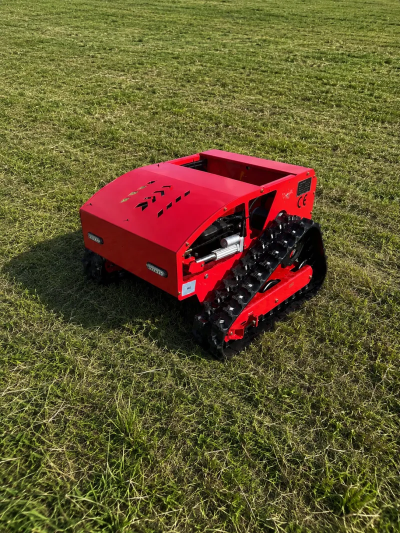 REMOTE CONTROL RUBBER TRACKED LAWN MOWER