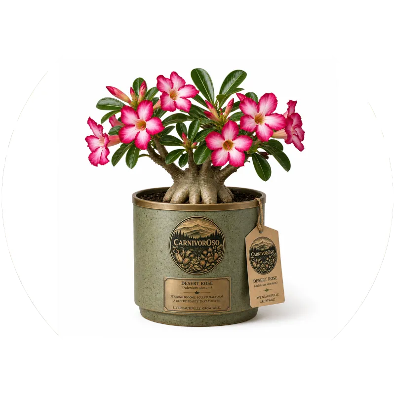 CarnivorOso Desert Rose (adenium obesum) Plant