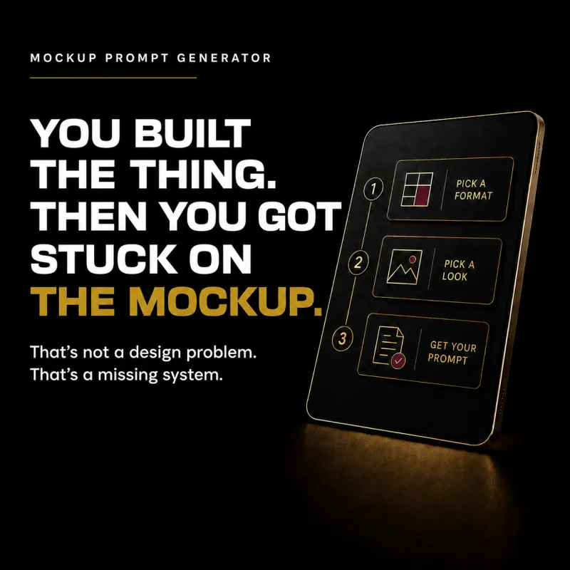 Get Mocked Up™ Prompt Generator