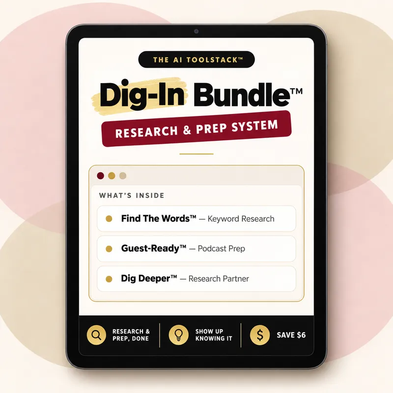 The Dig-In™ — AI Skill Bundle