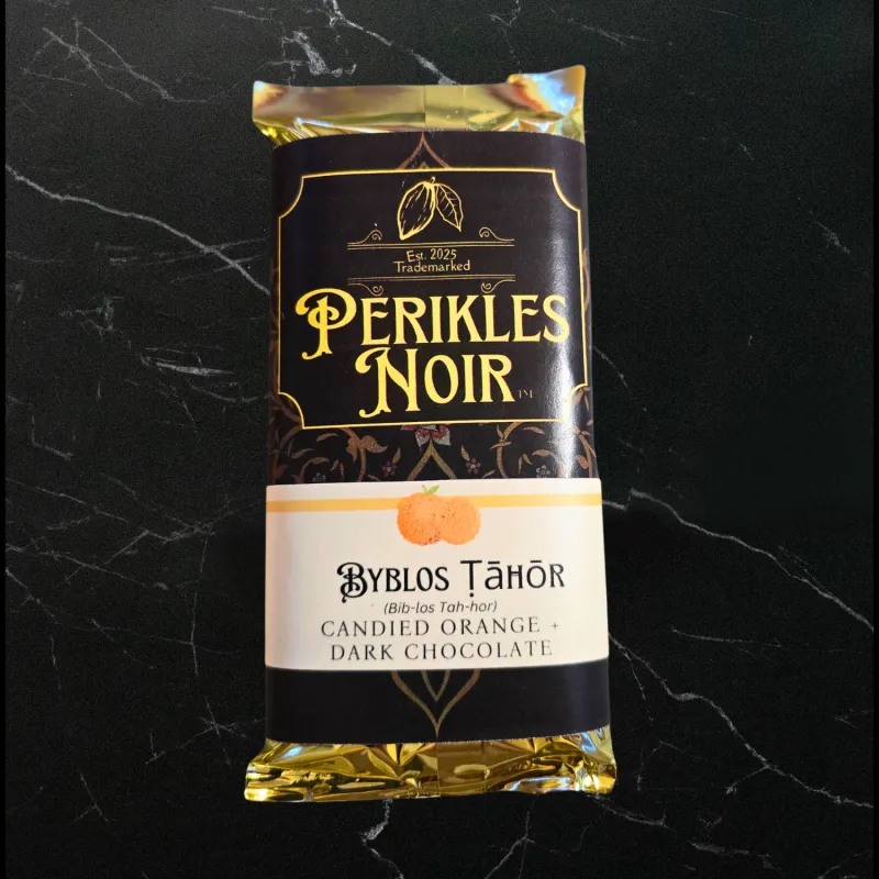 Byblos Ṭāhōr (Dark Chocolate + Candied Orange)