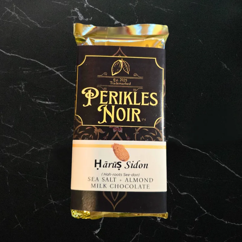 Ḥārūṣ Sidon (Milk Chocolate + Sea Salt & Almond)