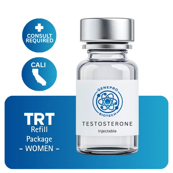 TRT CALI Women's Refill Package (Cypionate 200mg/mL 10mL)